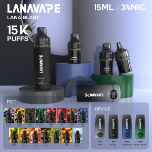 LANA 15000口 拋棄式電子煙 15ml大容量 Type-C充電